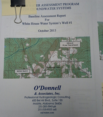 Sourcewater Report for the White House Water System